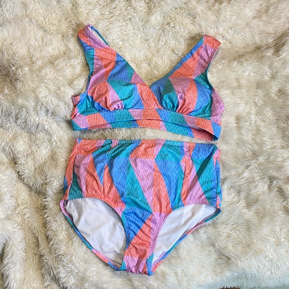 Modcloth Other - ModCloth 1X Two Piece Bathing Suit